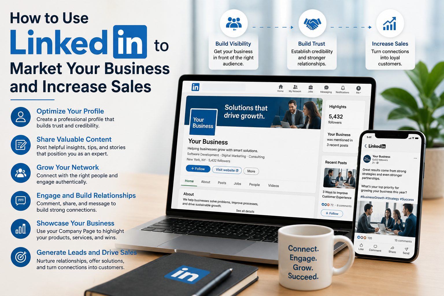 How to Use LinkedIn to Market Your Business and Increase Sales