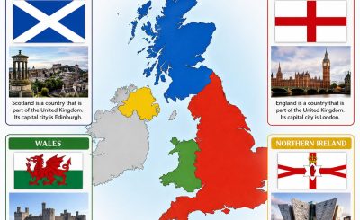 The Four Nations that Make Up the United Kingdom